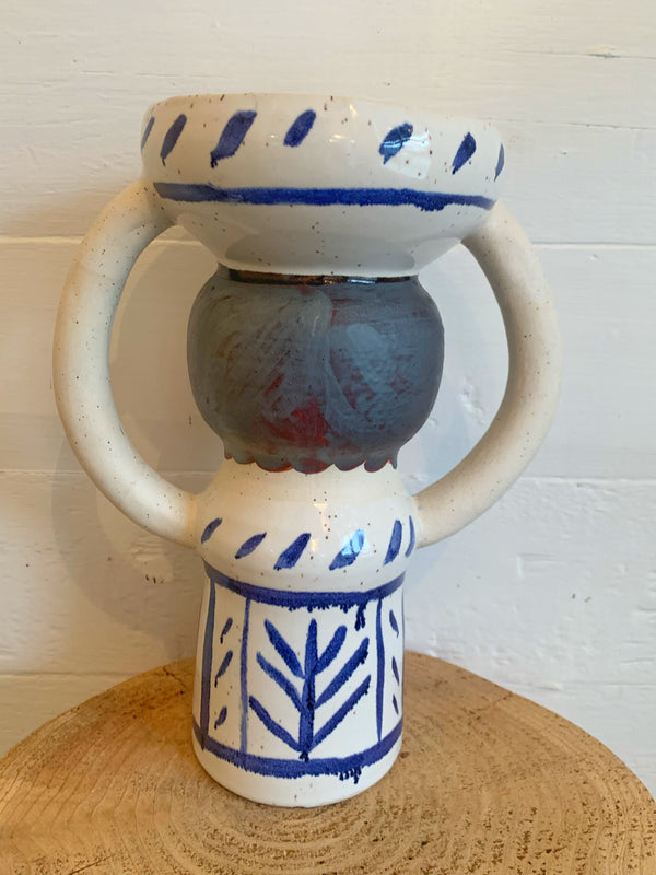 Flora Whitestone vase