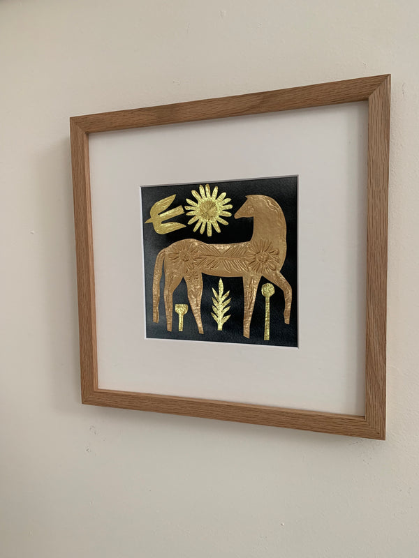 Gold Horse + Sun