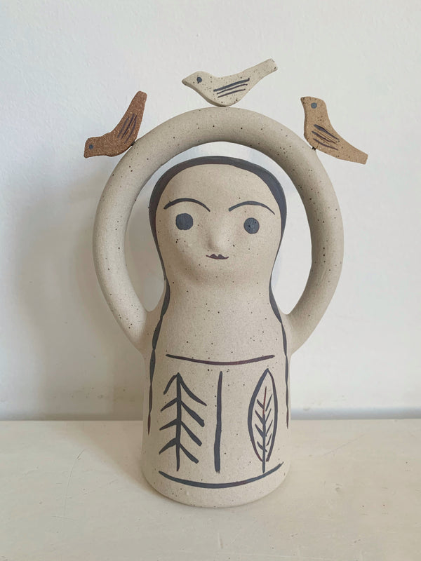 Cream Circle Arms Protector