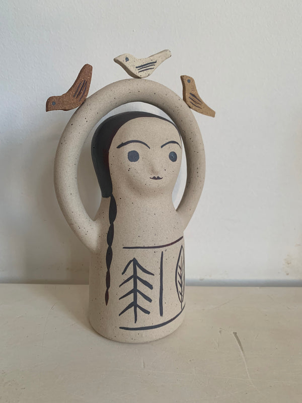 Cream Circle Arms Protector