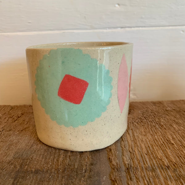 Color clay mug #9