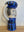 Ultramarine Blue Flora Sandy buff vase