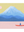 Canoe & Mountain-  Art Print