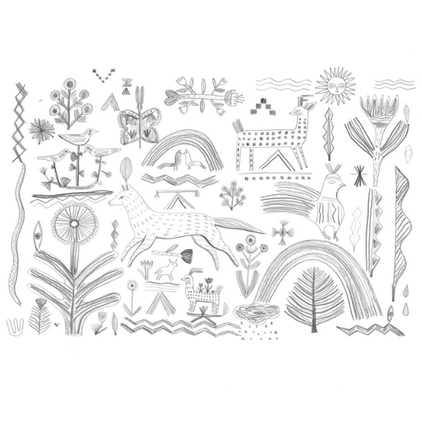 Desert Textile Print