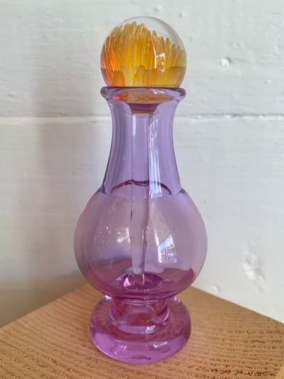 Crystal lavender perfume bottle