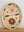 Large color clay serving platter
