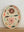 Large color clay serving platter