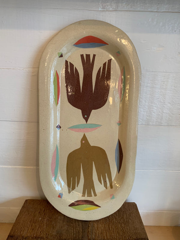 Large birds Platter
