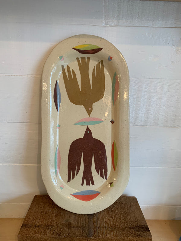 Large birds Platter