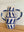 Small cobalt leaves vase
