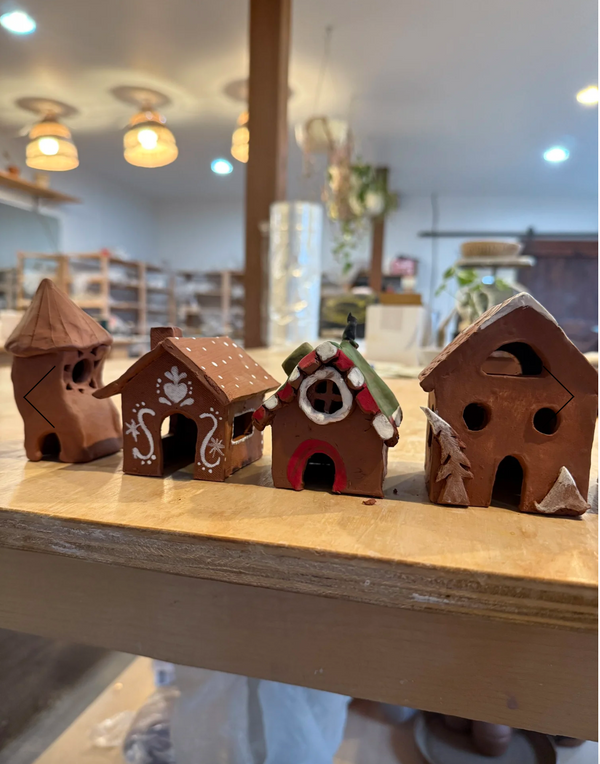 Clay Ginerbread Houses | Dec. 3rd 6pm- 8:30pm