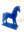 Vivid Cobalt Blue Horse